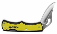 Lansky Lockback Folding Pocket Knife, Yellow, 2 inch Blade #LKN045-YLW picture