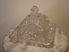 EAPG U.S. Glass 15052  Illinois Pattern Covered Butter picture