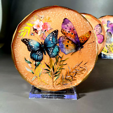 Andrea’s SPRING COLLECTION Handmade Resin Butterfly Coasters picture