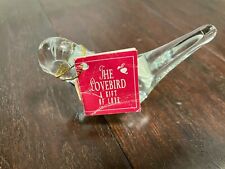 Ganz The Lovebird the Gift of Love New with Tag Crystal Bird picture
