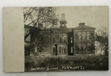 c 1910 MISSOURI VALLEY Iowa 3rd Ward SCHOOL Real PHOTO Postcard Antique RPPC  picture