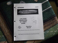 SPORTS STATION midway  39'' DEDICATED    game owners manual picture