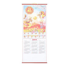 2024 Chinese Zodiac Dragon Calendar Wall Hanging Scroll Calendar Wall Calendar picture