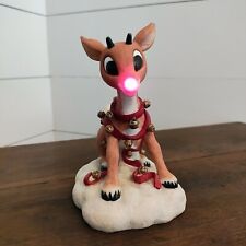 Enesco Rudolph & The Island Of Misfit Toys 104550 Rudolph Light Up Nose EUC RARE picture