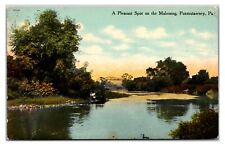 Early 1900s- Mahoning River - Punxsutawney, Pennsylvania Postcard (Posted 1910) picture
