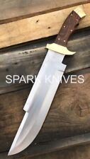 15” SPARK CUSTOM MADE D2 STEEL HUNTING PREDATOR FULL TANG BOWIE KNIFE W/SHEATH picture