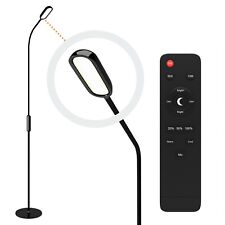 LUSTRAT LED Adjustable Flexible Gooseneck Floor Lamp with Remote - Reading Lamp picture