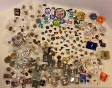 Huge Collection of Pins Pinbacks Vintage picture