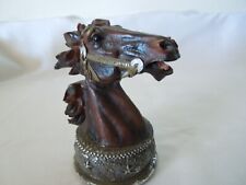 Horse Head Figurine Bust Resin Equestrian Statue 5
