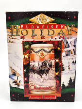 Budweiser Holiday Stein Collection 1996 