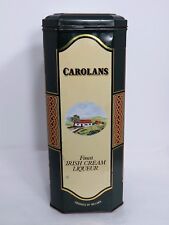 CAROLANS finest Irish Cream Liqueur Hinged Empty Tin (IRELAND) picture