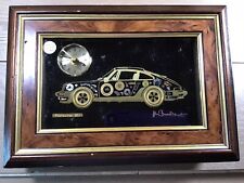 Horological Collage Hand Made Clock Key Box Holder Porsche 911 Ken Broadbent picture