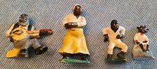 Vintage HUBLEY dancing Figurines=Family of Four OLD Cast-Iron picture