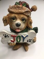 Christmas puppy figurine ornament joy Gift picture