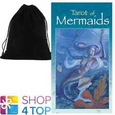 TAROT OF MERMAIDS DECK CARDS ESOTERIC TELLING LO SCARABEO WITH VELVET BAG NEW picture