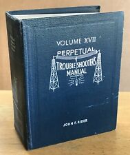Vintage, John F Rider, Volume XVII (17) Perpetual Troubleshooters Manual, 1948 picture
