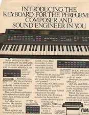 1988 Yamaha Keyboard DSR-2000 Music Instrument Advertisement Print Ad 10x12 picture