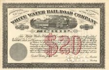 White Water Railroad Company - 1879 $20 Railroad Bond - Railroad Bonds picture