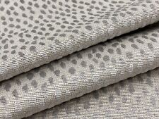 Anna French All Over Cut Velvet Dots Uphol Fabric- Spot On Grey 2.90 yds AW1388 picture