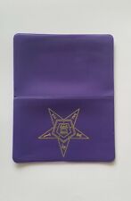 Dues Card holder Purple Order of Eastern Star  picture