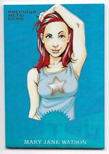 2017 Marvel Fleer Ultra Spider-Man BLUE Precious PMG MARY JANE WATSON 46/49 picture