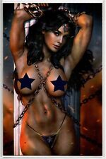 Power Hour SHIKARII Wonder Woman VIRGIN Variant COVER C Cosplay w/ COA 2022 picture