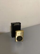 Vintage 1932-1992 TJZ- CAMEL ⁹ MEDALLION SOLID BRASS ZIPPO LIGHTER UNUSED W/ BOX picture