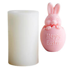 Easter Rabbit Mold Silicone 3d Egg DIY Rabbitegg Candles Epoxy Resin Mould Decor picture