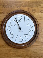Beautiful Vintage Estate Seth Thomas Wall Clock Gorgeous MCM Numbers picture