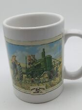 John Deere Coffee Mug Cup #31058 Tractor Boy Fishing Boy  Houston Harvest 2 Side picture