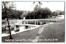 c1910's Big Springs Of Water Supply Lewiston Montana MT RPPC Photo Postcard picture
