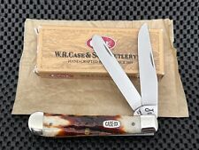 CASE XX R 5254 RED STAG TRAPPER KNIFE NOS picture