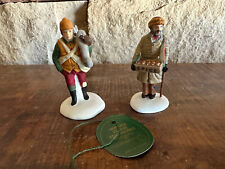 Department 56 Heritage Village Street Peddlers 2 pc Christmas Village Accessory picture