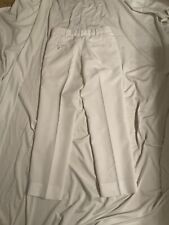 U.S. Navy Official Uniform Pants White 32R X28 R picture