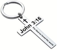 John 3:16 Cross Keychain picture