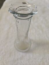 Antique Vintage Randall Clear Glass Vase 6