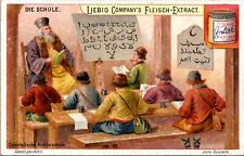 LIEBIG Trade Card S-712 Ancient Schools Teacher Student Learning Full Set German picture