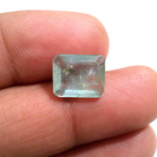 Rare Colombian Emerald Cut Shape 5.30 Crt Wonderful Green Faceted Loose Gemstone picture