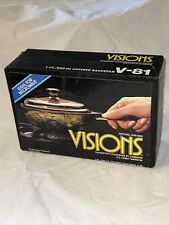 Vintage Visions  1 PT Cookware Amber Covered Saucepan V-81 NIB Corning Range Top picture
