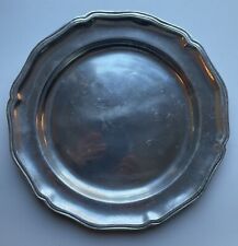 RWP Wilton Armetale Pewter Queen Anne Round Serving Platter picture