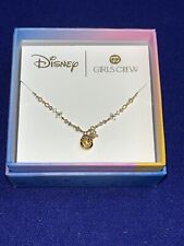 Girls Crew x Disney Winnie The Pooh Sweet As Honey Necklace Gold Tone New picture