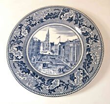Blue Plate Wall St New York England Vintage 9