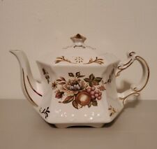 Ellgreave - Arthur Wood And Sons Teapot - Full Size - Fruit & Flowers - England picture