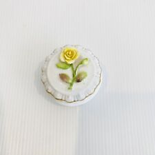Coalport Bone China Decorative Small Dish With Lid Floral Made In England picture