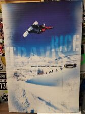 OAKLEY 2002 Travis Rice snowboard promo cardboard display New Old Stock Flawless picture
