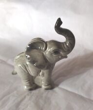 VTG Goebel Grey Baby Elephant FIgure #535 Trunk Up Germany 3