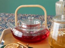 Borosilicate Glass Teapot with Strainer - 800 ml, Clear, Coffee Pot picture