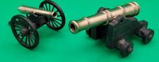 TWO Vintage PENNCRAFT CANNONS - Cast Iron 211C Model + CW 6 lb - ONE LOW PRICE picture