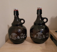 Stone Brewing Co 2 Liter Beer Growler AirTight Glass Bottles picture