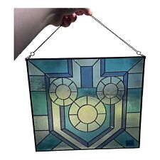 Disney Parks Mickey Mouse Hanukkah BIG Stained Glass Dreidel Wall Window Hanging picture